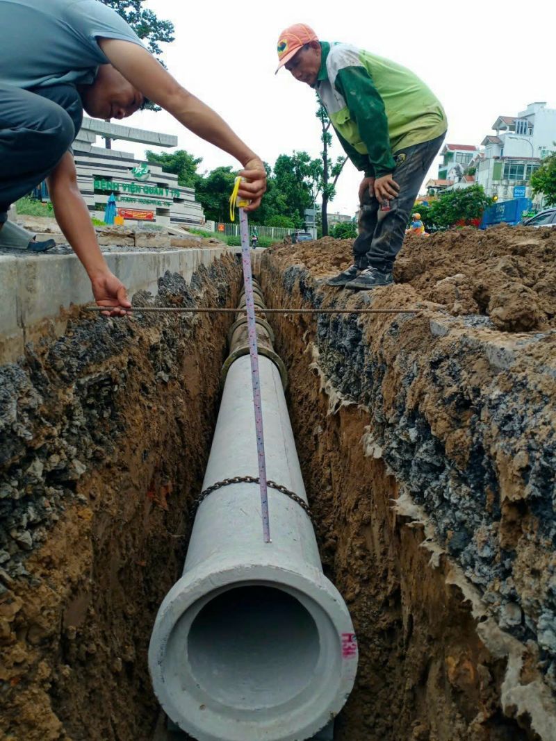 Làm đường thoát nước